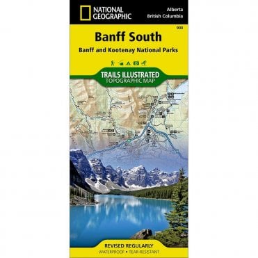Banff South %5BBanff and Kootenay National Parks%5D Trail Map - Nat Geo 900