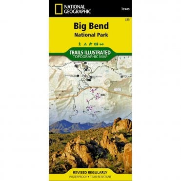 Big Bend National Park Trail Map - Nat Geo 225