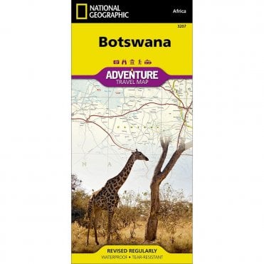 Botswana Adventure Map - Nat Geo 3207