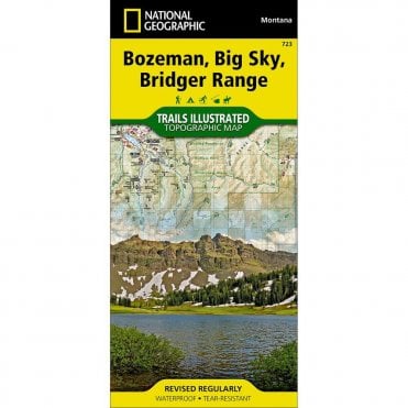 Bozeman, Big Sky, Bridger Range Trail Map - Nat Geo 723