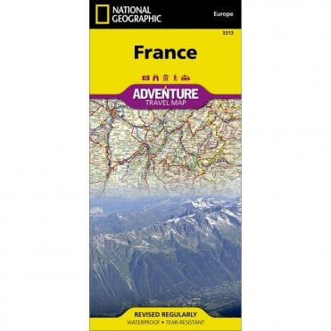France Adventure Map - Nat Geo 3313