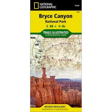 Bryce Canyon National Park Trail Map - Nat Geo 219