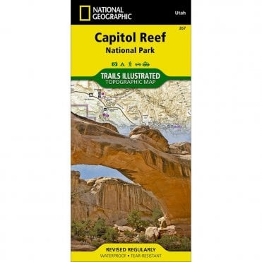 Capitol Reef National Park Trail Map - Nat Geo 267