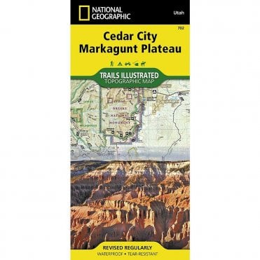Cedar City, Markagunt Plateau Trail Map - Nat Geo 702