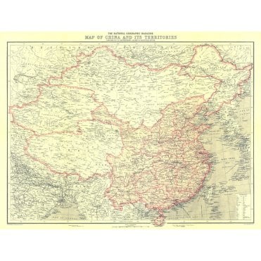 China and Its Territories - Published 1912
