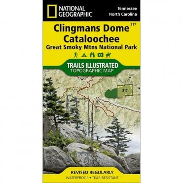 Clingmans Dome, Cataloochee: Great Smoky Mountains National Park Trail Map - Nat Geo 317