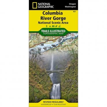 Columbia River Gorge National Scenic Area Trail Map - Nat Geo 821
