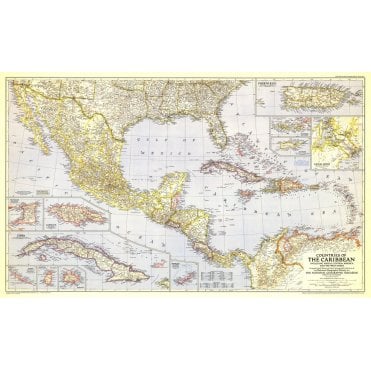 Countries of the Caribbean  -  Published 1947