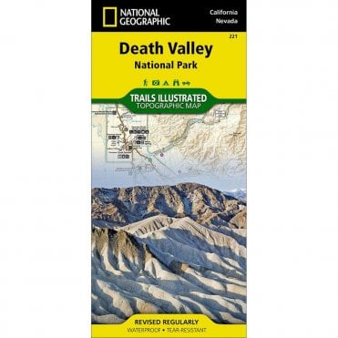 Death Valley National Park Trail Map - Nat Geo 221