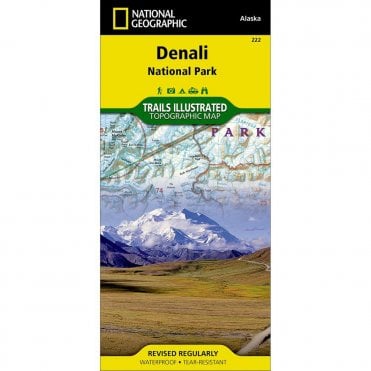 Denali National Park and Preserve Trail Map - Nat Geo 222