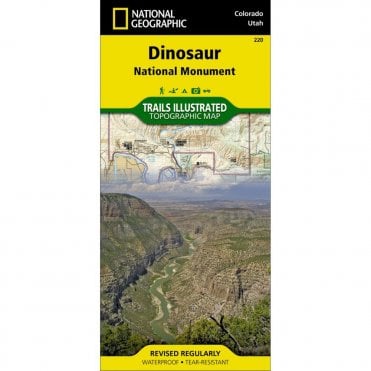 Dinosaur National Monument Trail Map - Nat Geo 220