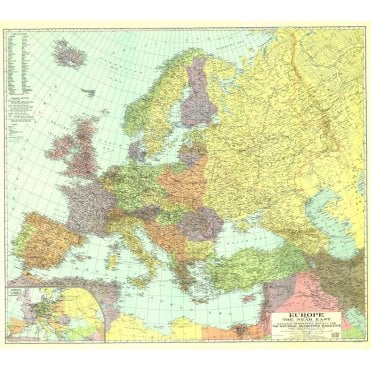 Europe, and the Near East - Published 1929