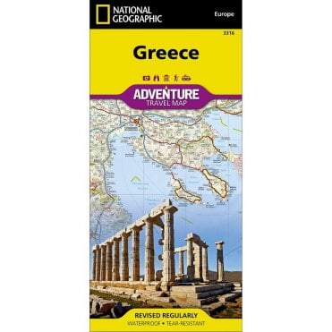 Greece Adventure Map - Nat Geo 3316