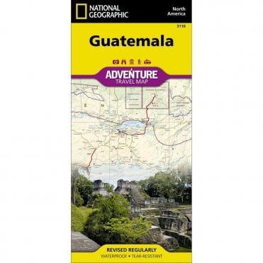 Guatemala Adventure Map - Nat Geo 3110