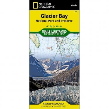 Glacier Bay National Park and Preserve Trail Map - Nat Geo 255