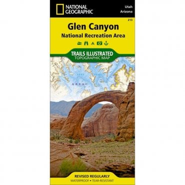Glen Canyon National Recreation Area Trail Map - Nat Geo 213