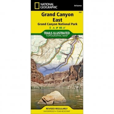 Grand Canyon East %5BGrand Canyon National Park%5D Trail Map - Nat Geo 262