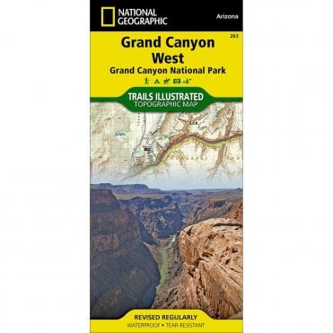 Grand Canyon West %5BGrand Canyon National Park%5D Trail Map - Nat Geo 263