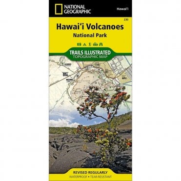 Hawaii Volcanoes National Park Trail Map - Nat Geo 230
