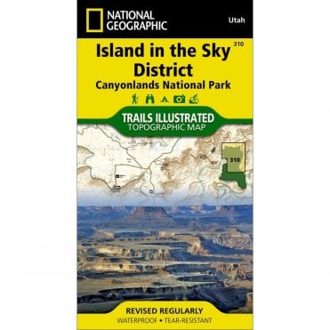 Island in the Sky District: Canyonlands National Park Trail Map - Nat Geo 310