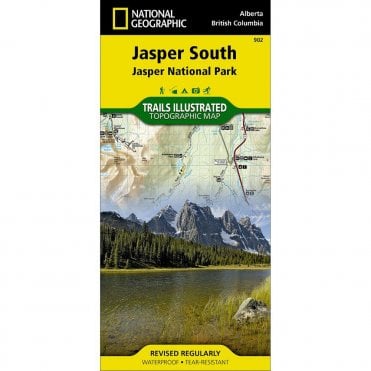 Jasper South %5BJasper National Park%5D Trail Map - Nat Geo 902