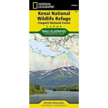 Kenai National Wildlife Refuge %5BChugach National Forest%5D Trail Map - Nat Geo 760