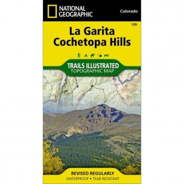 La Garita, Cochetopa Hills Trail Map - Nat Geo 139