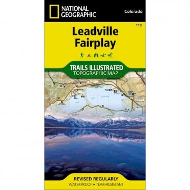Leadville, Fairplay Trail Map - Nat Geo 110