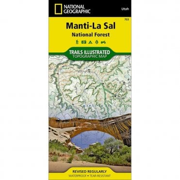 Manti-La Sal National Forest Trail Map - Nat Geo 703