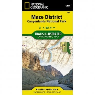 Maze District: Canyonlands National Park Trail Map - Nat Geo 312