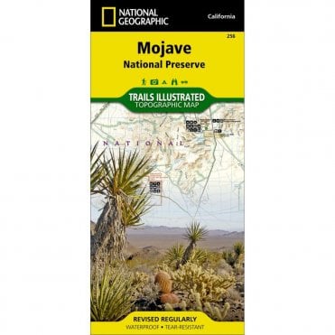 Mojave National Preserve Trail Map - Nat Geo 256
