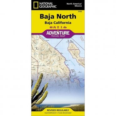Baja North: Baja California %5BMexico%5D Adventure Map - Nat Geo 3103