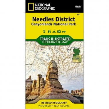 Needles District: Canyonlands National Park Trail Map - Nat Geo 311