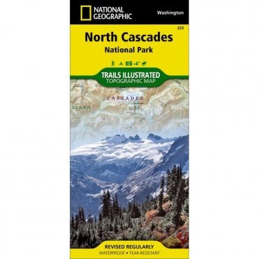 North Cascades National Park Trail Map - Nat Geo 223