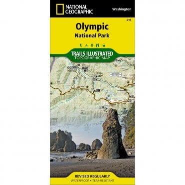 Olympic National Park Trail Map - Nat Geo 216