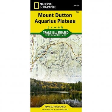 Mount Dutton, Aquarius Plateau Trail Map - Nat Geo 705