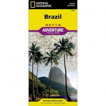 Brazil Adventure Map - Nat Geo 3401