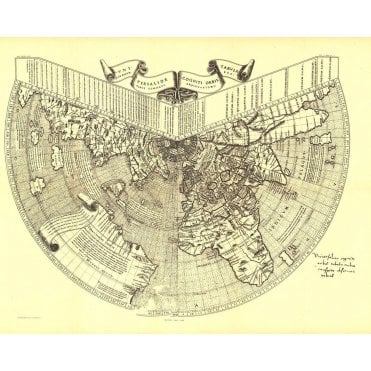 Ruysch 1508 Map - Published 1893