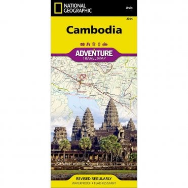 Cambodia Adventure Map - Nat Geo 3024