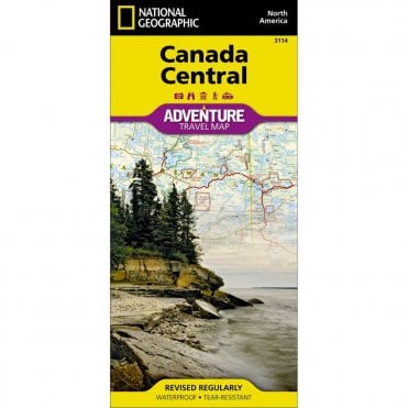 Canada Central Adventure Map - Nat Geo 3114