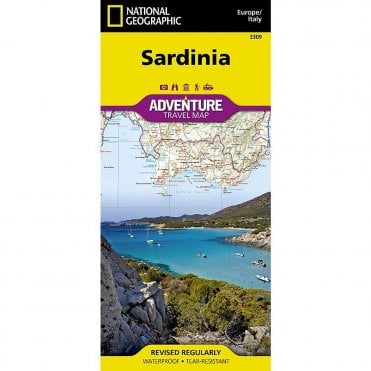 Sardinia %5BItaly%5D Adventure Map - Nat Geo 3309