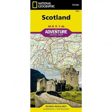 Scotland Adventure Map - Nat Geo 3326