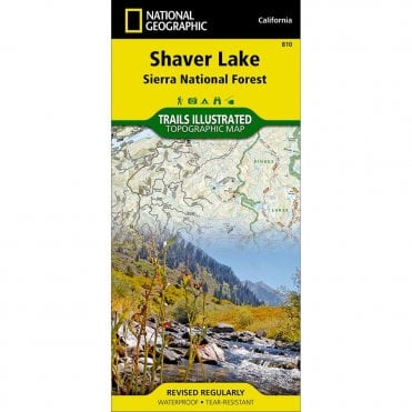 Shaver Lake %5BSierra National Forest%5D Trail Map - Nat Geo 810