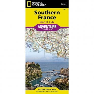 Southern France Adventure Map - Nat Geo 3314
