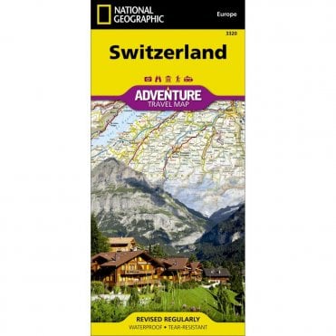 Switzerland Adventure Map - Nat Geo 3320