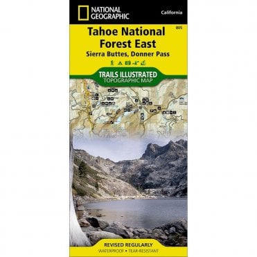 Tahoe National Forest East %5BSierra Buttes, Donner Pass%5D Trail Map - Nat Geo 805
