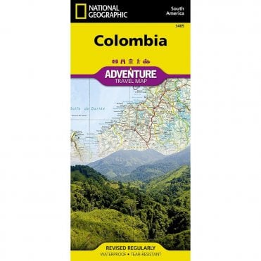 Colombia Adventure Map - Nat Geo 3405