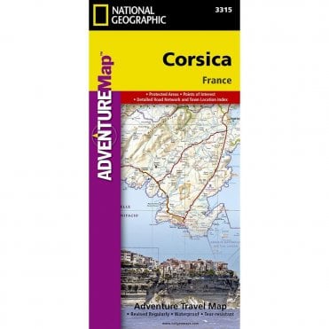 Corsica %5BFrance%5D Adventure Map - Nat Geo 3315