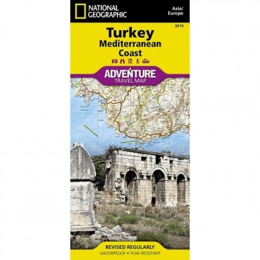 Turkey: Mediterranean Coast Adventure Map - Nat Geo 3019