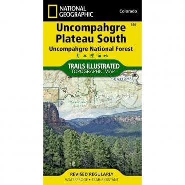 Uncompahgre Plateau South %5BUncompahgre National Forest%5D Trail Map - Nat Geo 146